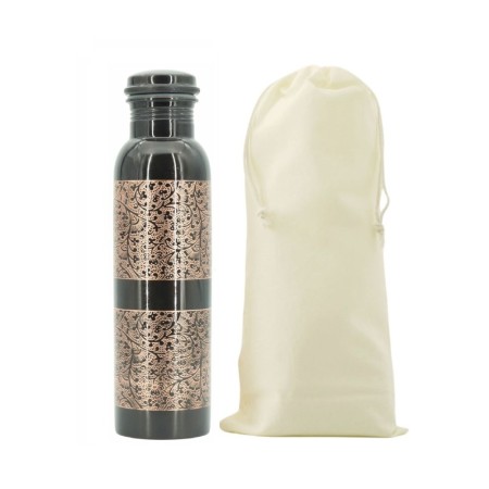 Miedziana butelka grawerowana Antic 950 ml Gisane.jpg