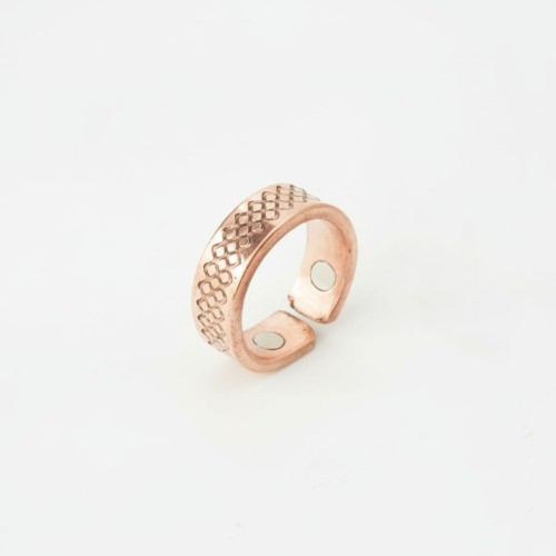 Przejdź do produktu Pierścionek miedziany z magnesami HARMONIA