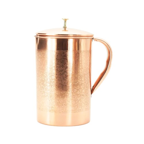 Przejdź do produktu Miedziany dzbanek grawerowany 2 l Gisane