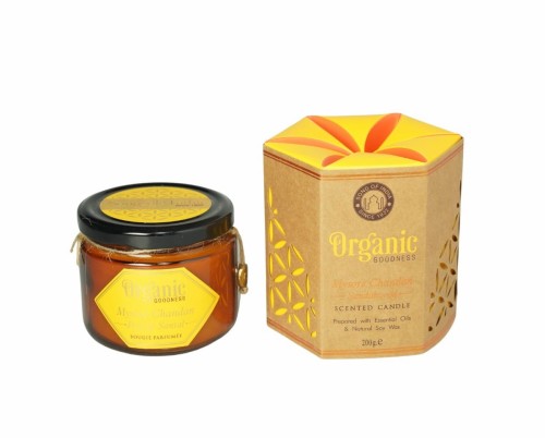 Przejdź do produktu Sojowa świeca SANDALWOOD 200 g Organic Goodness