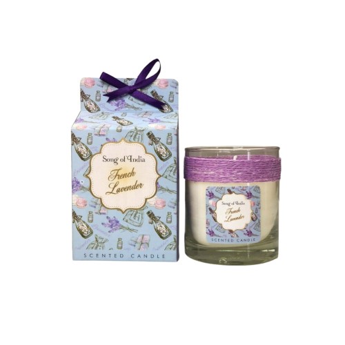 Przejdź do produktu Świeca sojowa w szkle FRANCUSKA LAWENDA 200g Little Pleasures Song of India