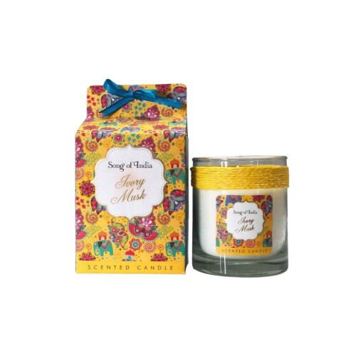 Przejdź do produktu Świeca sojowa w szkle PIŻMO 200g Little Pleasures Song of India