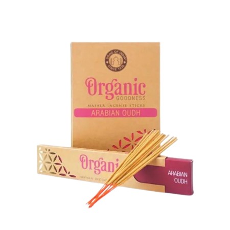 Kadzidła Masala w patyczkach - zapach ARABIAN OUDH 15g Organic Goodness (2).jpg