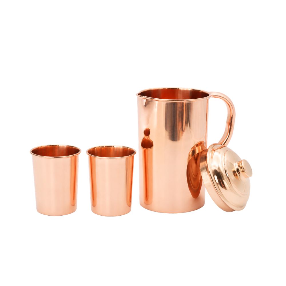 Zestaw-naczyń-miedzianych-dzbanek-1500-ml-dwa-kubki-250-ml-Cu29